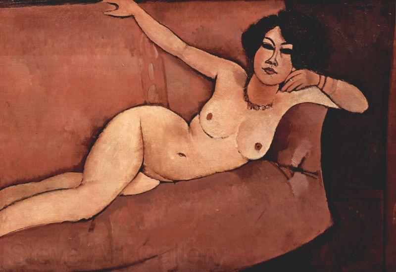 Amedeo Modigliani Akt auf Sofa Spain oil painting art